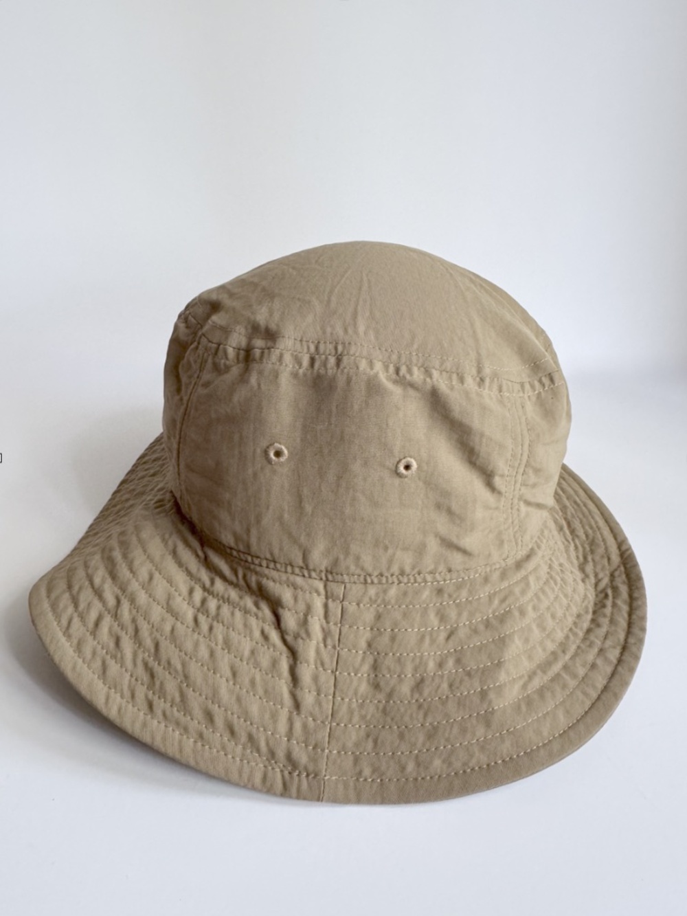 Patagonia Packable Tan Sun Bucket Hat Outdoors with Strap - Picture 4 of 8
